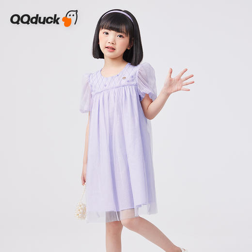 【清仓捡漏】【120-165】【可可鸭】女童夏季网纱连衣裙 商品图5