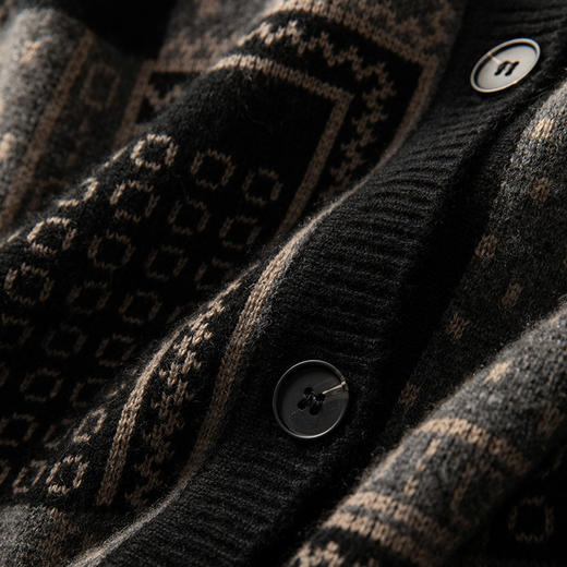 ming星同款复古提花~纯山羊绒显瘦百搭上衣羊绒衫女CYR25094 商品图4