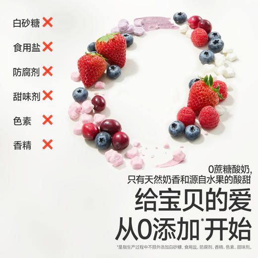 【109任选3件】【⚡39.9秒杀3盒】高钙益生菌水牛酸奶溶豆18g*3（奶香原味+蓝莓树莓+草莓蔓越莓）叠加店铺满赠，不叠加店铺满减和会员折扣 商品图4