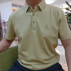 夏季新款莱赛尔丝光轻盈舒适短袖翻领polo衫   XYD*-887105