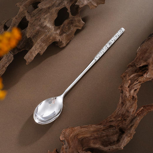 子佩集【福缘相逢】银S999摆件【YH006600016-1】餐具鱼莲&福勺子2601 商品图0