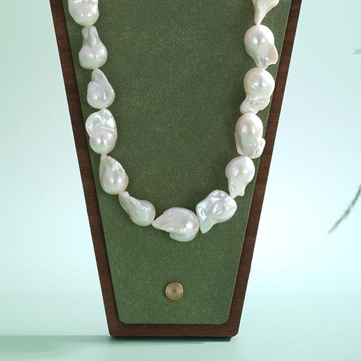 子佩集【幻澜凝雪】银S925珍珠惜王妃项链【BLKXL001】14-18mm巴洛克珠2601 商品图1