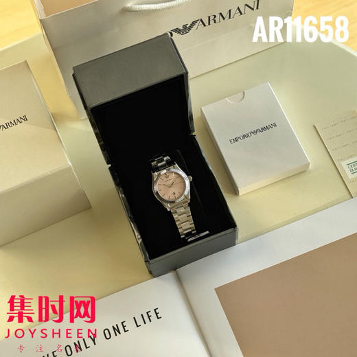 原单阿玛尼AR11658 雾霾粉 女士腕表
机芯：原装进口石英机芯 商品图3