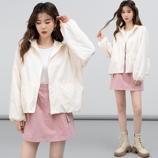 轻盈防晒！显瘦百搭！ 山系轻量凉感防晒衣 时髦百搭 冰凉体感 防晒透气 4色可选 商品图5