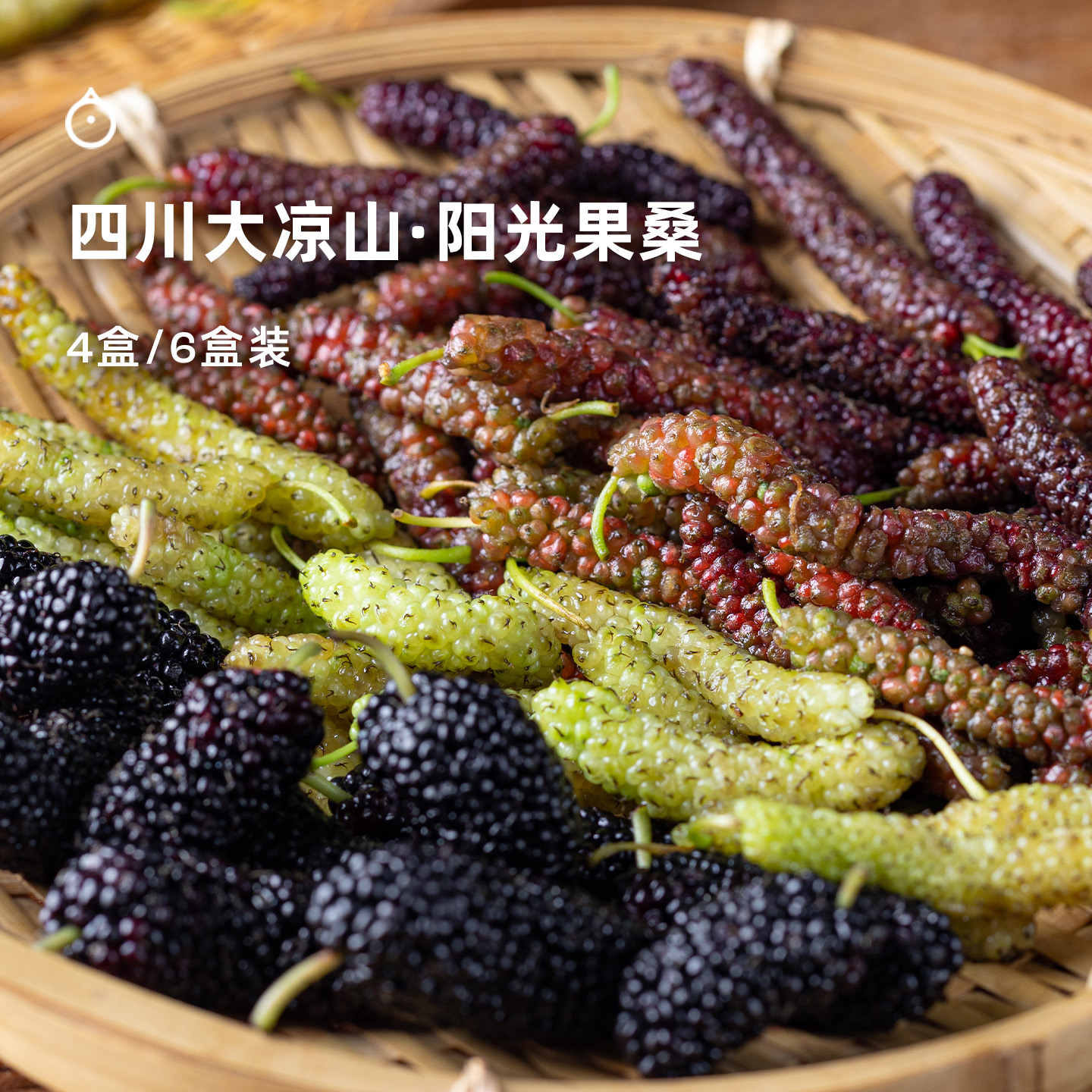 15天内发 企鹅市集|大凉山阳光果桑 四拼蜜桃果桑/紫晶果桑/金香果桑/传统果桑 独家品种桑葚 树上自然熟 甜蜜柔嫩风味十足