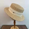 雀说法式复古平顶草帽女春夏海边度假沙滩帽防晒遮阳网红大檐麦秆礼帽ALWJSWH-871914 商品缩略图3