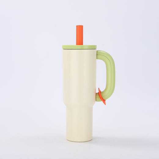 【多巴胺❗️大容量】多巴胺大容量保温杯40oz高颜值不锈钢冰霸杯便携式手柄汽车杯。ya 商品图3