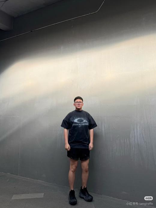 世家 2026春夏烟雾系列水洗雪花圆领短袖T恤 Z-15892 商品图2