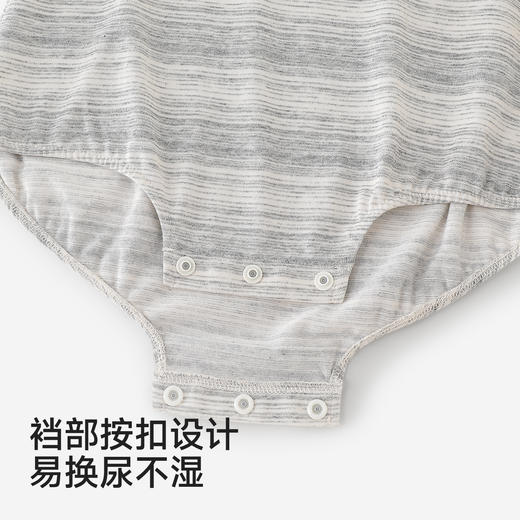 【商场同款】英氏婴儿连体衣夏新款男宝短袖哈衣宝宝爬服外出 商品图4