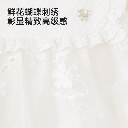 【商场同款】英氏女童连体衣夏新款舒适婴儿短袖裆哈衣爬服 商品图3