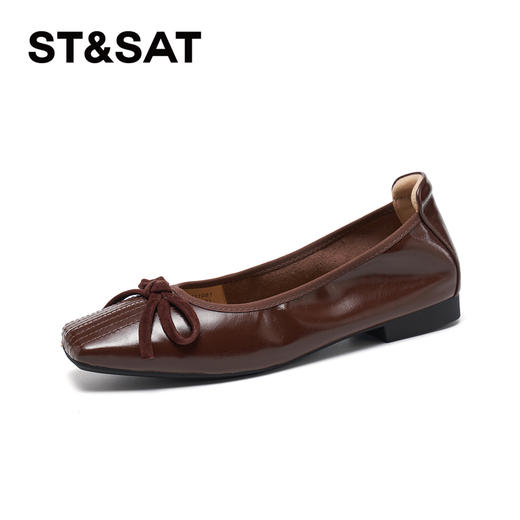 星期六26春新款轻便甜美芭蕾系平底单鞋SSE1111081 商品图1