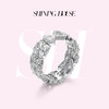 星运钻·永恒之环系列 ShiningHouse培育] 18k金钻石戒指 专利特切钻石星运钻人工真钻人造钻石K金戒指时尚钻石戒指【此商品不支持7天无理由退货退款】 商品缩略图0