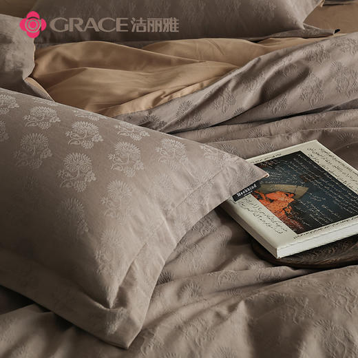 洁丽雅（Grace)莫里斯.全棉轻奢提花磨毛四件套JLY25805 商品图4