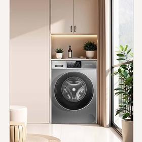 海尔滚筒洗衣机全自动超薄 10kg大容量变频家用一级能效冲浪洗AI动平衡  XQG100-286P 单洗