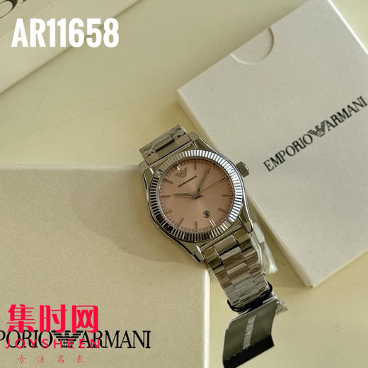 原单阿玛尼AR11658 雾霾粉 女士腕表
机芯：原装进口石英机芯 商品图4