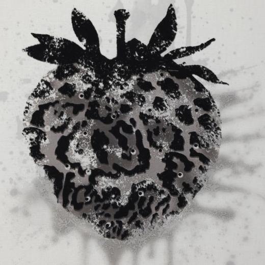 68502SDSA男装2026新款高贵轻奢潮牌豹纹草莓泼墨短袖T恤时尚百搭上衣 商品图2