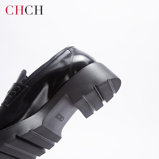 CHCH女式牛皮厚底休闲乐福鞋平衡鞋CP1B5081 商品图2