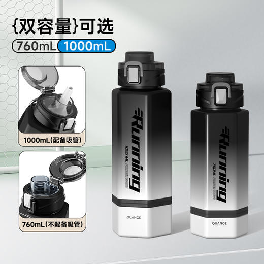 【自营】全格 Tritan运动水杯子水壶【容量：760mL】  TR102-1000　 商品图4