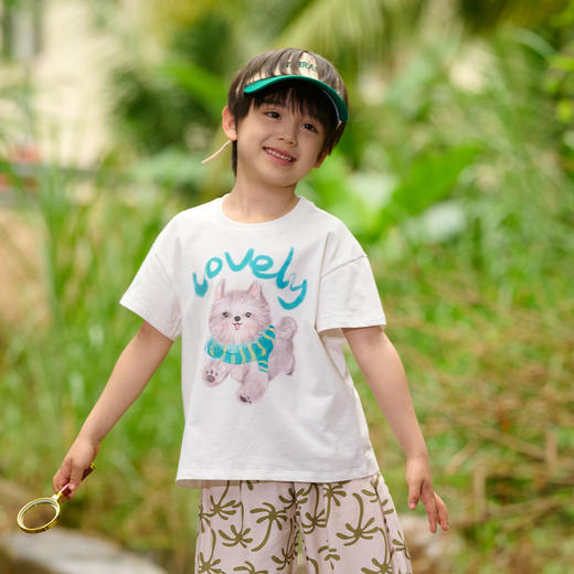 【10A抗菌纯棉】棉花堂夏款小狗印花绵绵童装短袖T恤--- FA61155 商品图9