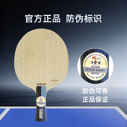 【送三星球】卓隆&郗恩庭乐章旋转spin乒乓球拍底板外置ALC弧圈快攻型乒乓底板 商品图3