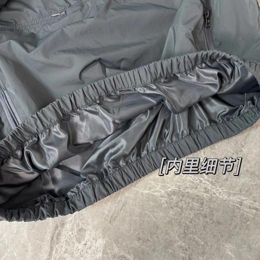 F032353美式机能连帽勋章防泼水半拉链连帽速干薄外套 商品图6