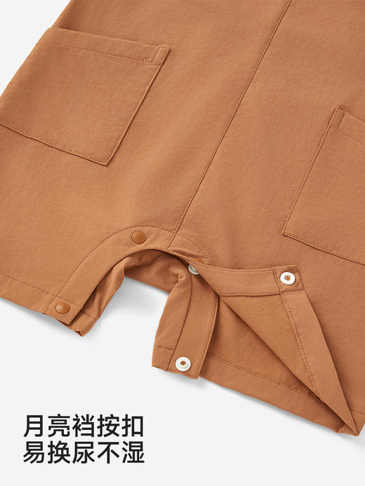 英氏婴儿连体衣宝宝假两件夏季新款男宝短袖吸汗速干哈衣YRHBJ2S049A 商品图3