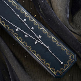 子佩集【闪耀星辰】银S925套链【FYL-2264101】项链时尚四芒星2601