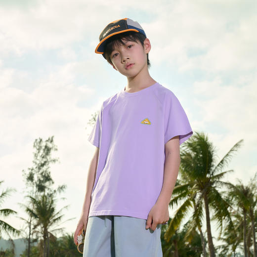 【10A抗菌】棉花堂夏款户外简约印花童装小凉T FD61123 商品图6