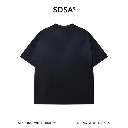 68633SDSA男装2026新款高贵轻奢潮牌波浪线钉珠肌理短袖T恤百搭上衣 商品图5