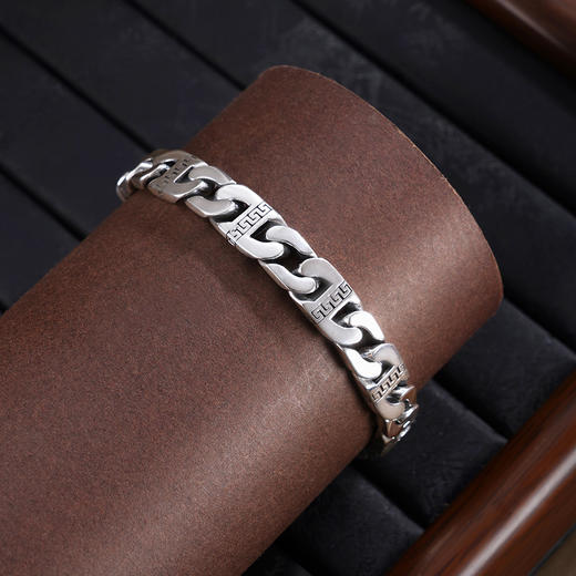 子佩集【锐意锋芒】银S999手链【SL01285】仿古男士仿古2601 商品图0