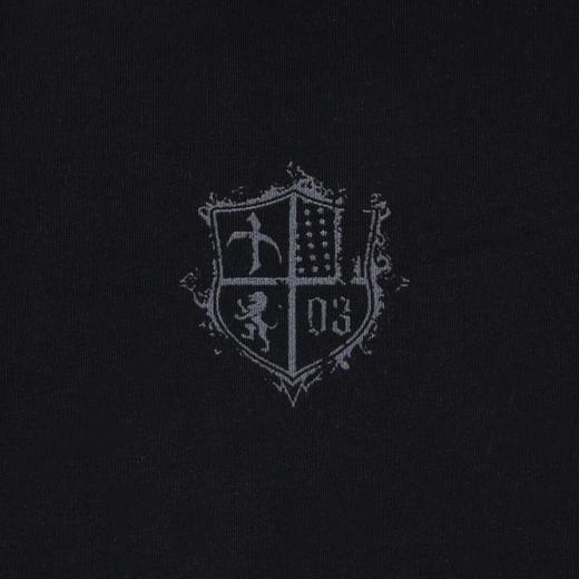 SDSA男装2026新款高贵轻奢复古宽松拼接条纹印花圆领短袖T恤百搭 商品图2