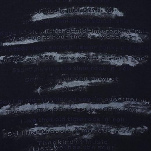 SDSA男装2026新款高贵轻奢美式复古刷漆印花字母圆领短袖T恤百搭 商品图1