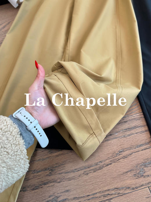 专柜实拍【极简通勤】拉夏贝尔/La Chapelle好穿不易皱！高腰显瘦百搭休闲裤遮胯显瘦长裤 商品图9