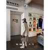 UMILAB｜诺丁山*复古miu系100%棉轻量k皱双面穿中长廓形外套C1015V 商品缩略图3