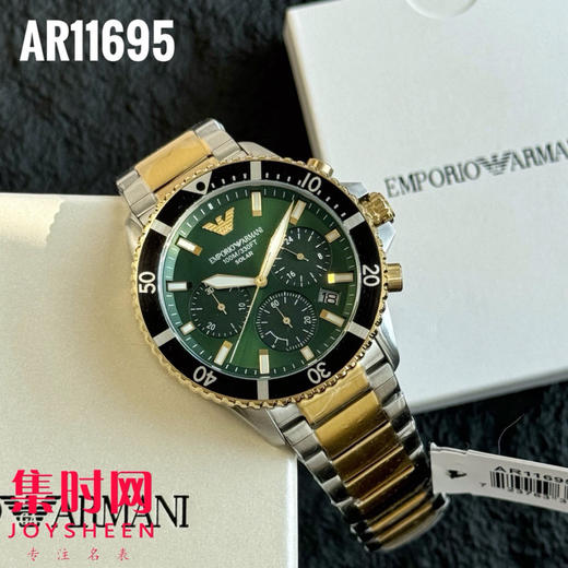 原单阿玛尼AR11695 新款太阳能 男士腕表
机芯：原装进口石英机芯 商品图2