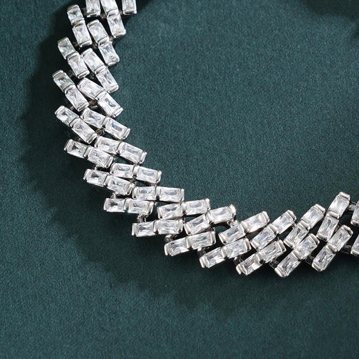 子佩集【光溯流连】银S925手链【SL200011B】时尚排钻2601 商品图2