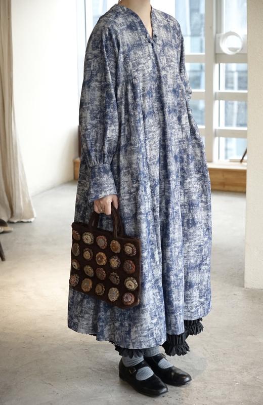 The last flower蓝染织连衣裙 商品图5