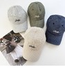 韩系新款格子字母刺绣鸭舌帽 女春夏季百搭遮阳软顶棒球帽 显脸小格子休息帽 商品缩略图5