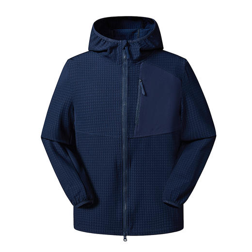 LUCKY DEER幸运鹿软壳冲锋衣2026新款春季户外防风防水早春连帽运动跑步外套 商品图2