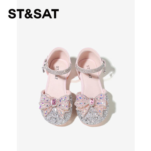 【童鞋】星期六水晶蝴蝶结女童公主鞋SSE2194L47 商品图5