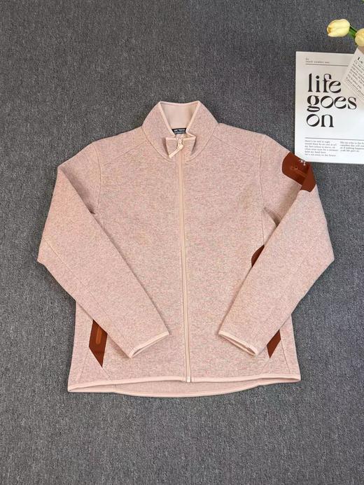 F032349男女立领开衫轻量抓绒外套情侣款户外徒步运动夹克外套 商品图4