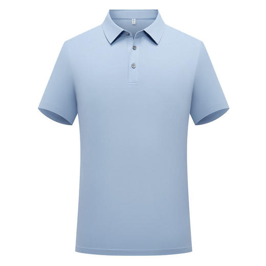 80支双丝光液氨凉感polo衫男翻领短袖无痕压胶t恤    STZZ-STH8800 商品图4