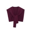 【积分换购不退货】伊芙丽紫红色针织披肩1BB1W0231 商品缩略图0