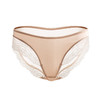 丁摩 【3条】真丝中腰花边撞色内裤女 桑蚕丝舒适透气高弹不夹臀三角内裤S213 商品缩略图4