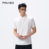 PINLI品立2026夏季新款男士纽扣翻领纯色短袖POLO衫上衣体恤潮牌GD262112054 商品缩略图2
