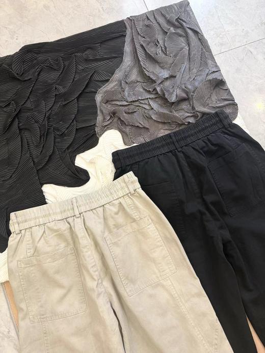 F032344日常通勤挺括有型男款针织弯刀廓形牛仔休闲裤 商品图5