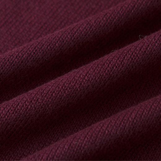 【积分换购不退货】伊芙丽紫红色针织披肩1BB1W0231 商品图5