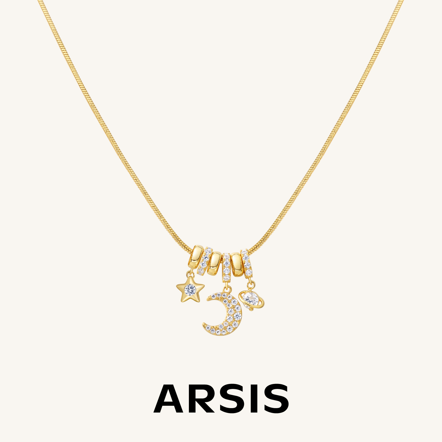 ARSIS｜印记系列 星月微光项链