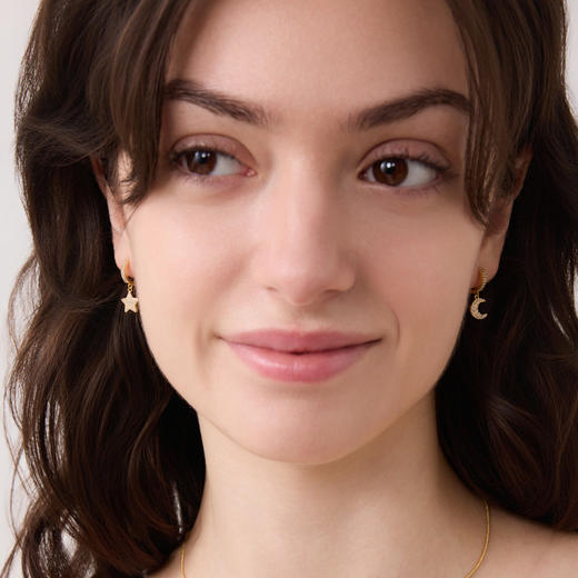 ARSIS｜印记系列 星月微光耳坠 商品图2