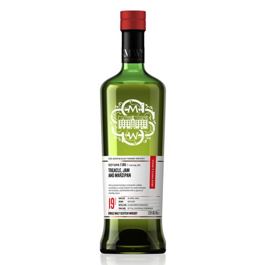【SMWS】  7.285  糖蜜、果酱和杏仁糖 19年 单一麦芽 威士忌 商品图3